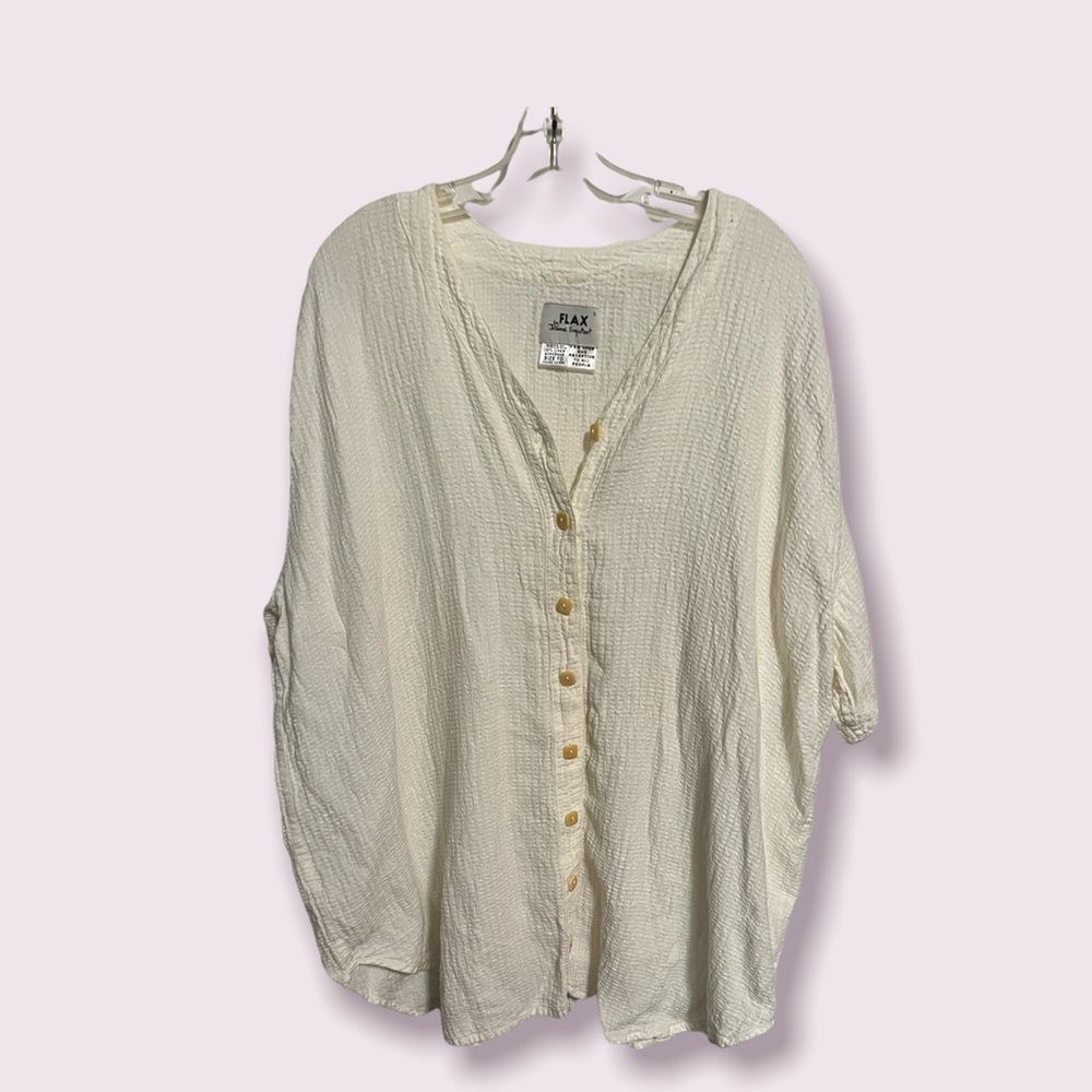 100% Linen Button Down Shirt